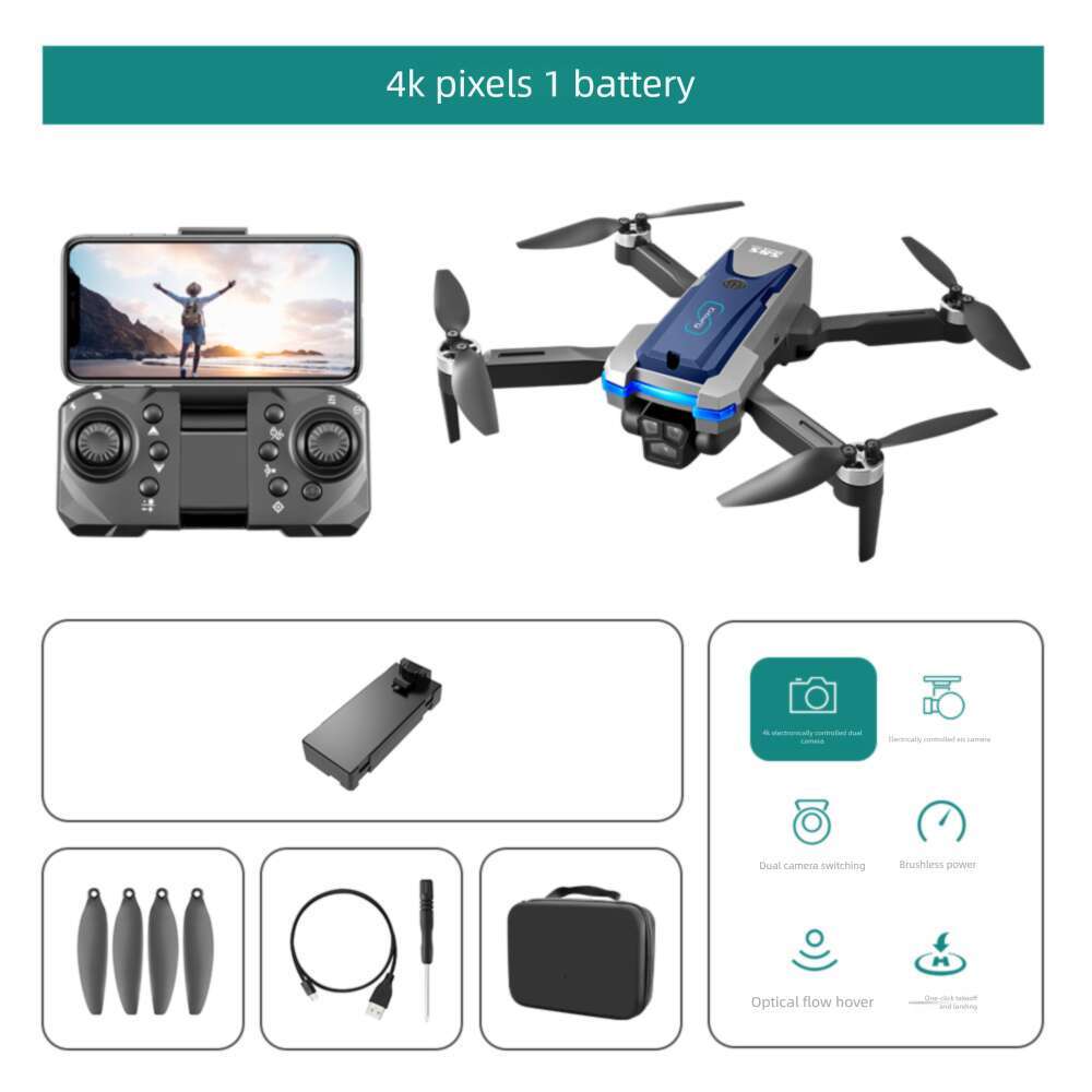 Famous Brand Cross Border New Product S Obstacle Avoidance Three Camera Aerial Photography Quadcopter Brushless Motor Remote Control Aircraft Drone