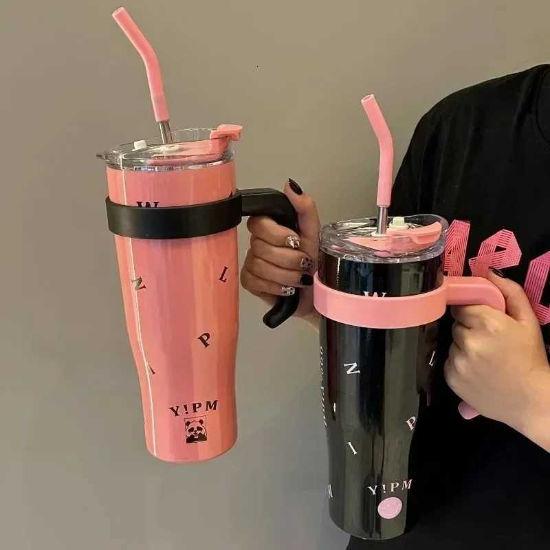 Embossed Flower Pot Big Mac Cold Insulation Cup Good-looking Large Capacity Riding Large Ice Cup H251215