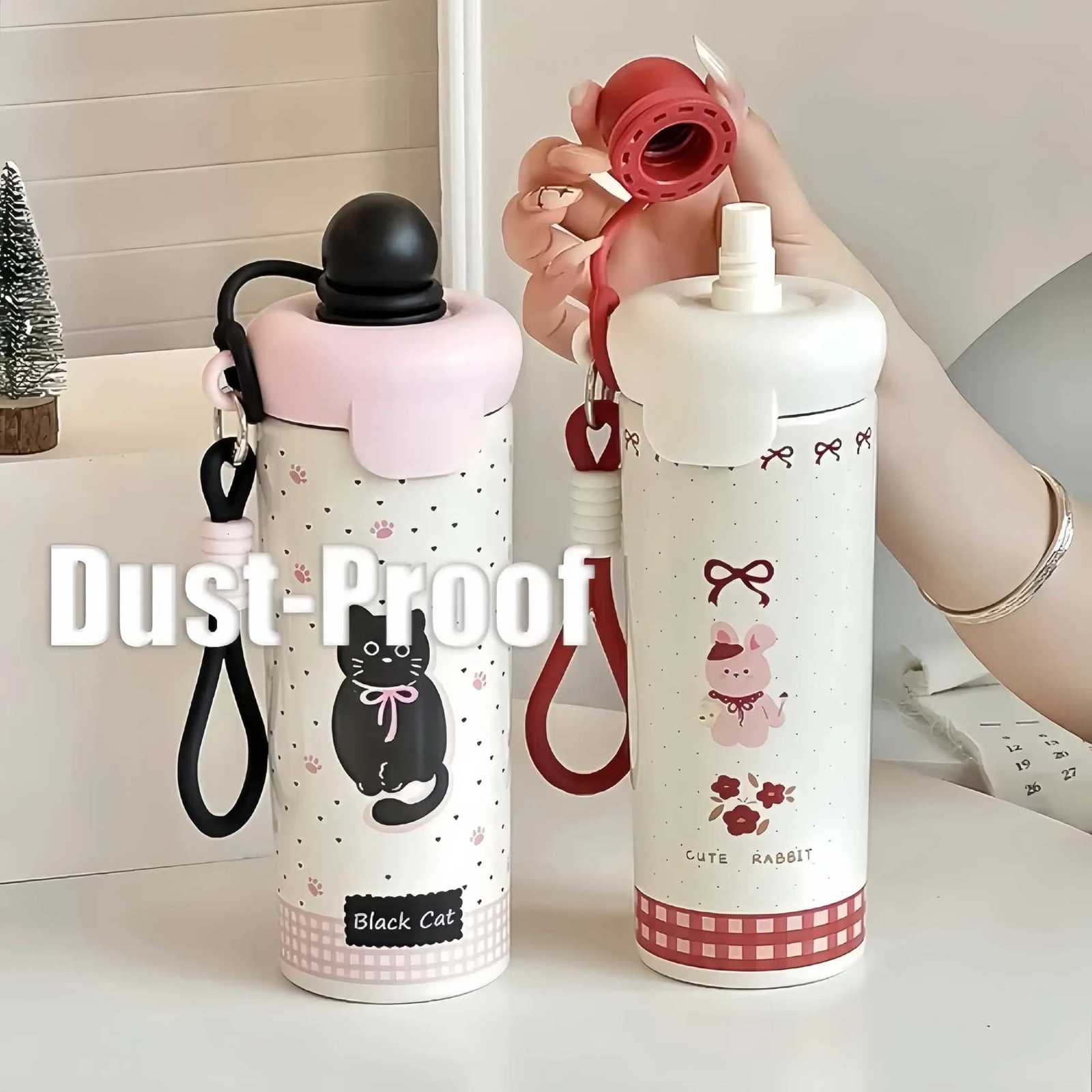 20 oz Cute Straw Cup - Adorable Animal Prints Sweet Candy Colors Leak - Proof Portable Ideal for Daily Outdoor H251215