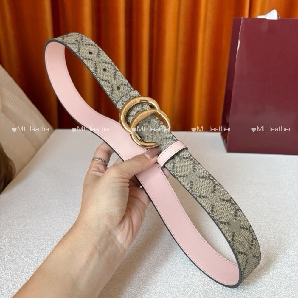 Womens designer leather belt pink belt designer reversible belt Width 2cm 3cm removable Letter buckle belt high quality belt Ladies fashion casual belt with box