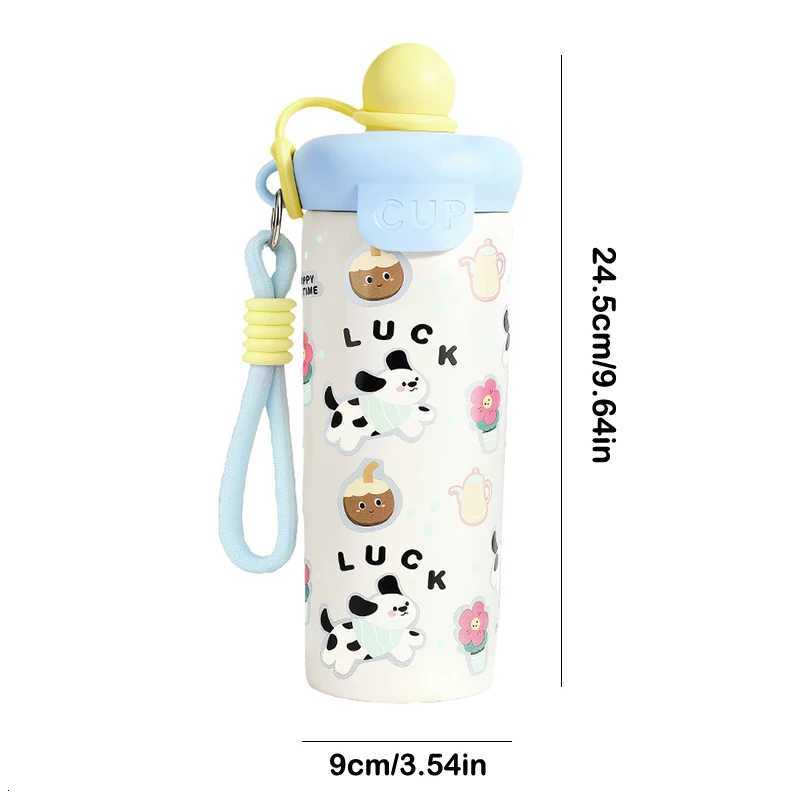 Portable Cartoon Vacuum Cup High-Capacity With Lifting Rope 316 Stainless Steel Cup Bottle Insulated Water Bottle Boys And Girls H251215