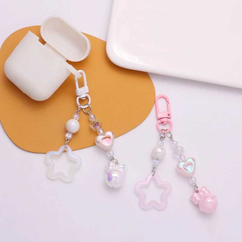 Hollow Pentagram Y2k Star Keychain Bell Pendant Cute Charm Key Ring Handbag Lanyard Accessories Car Hanging Trinket Key Holder M251215