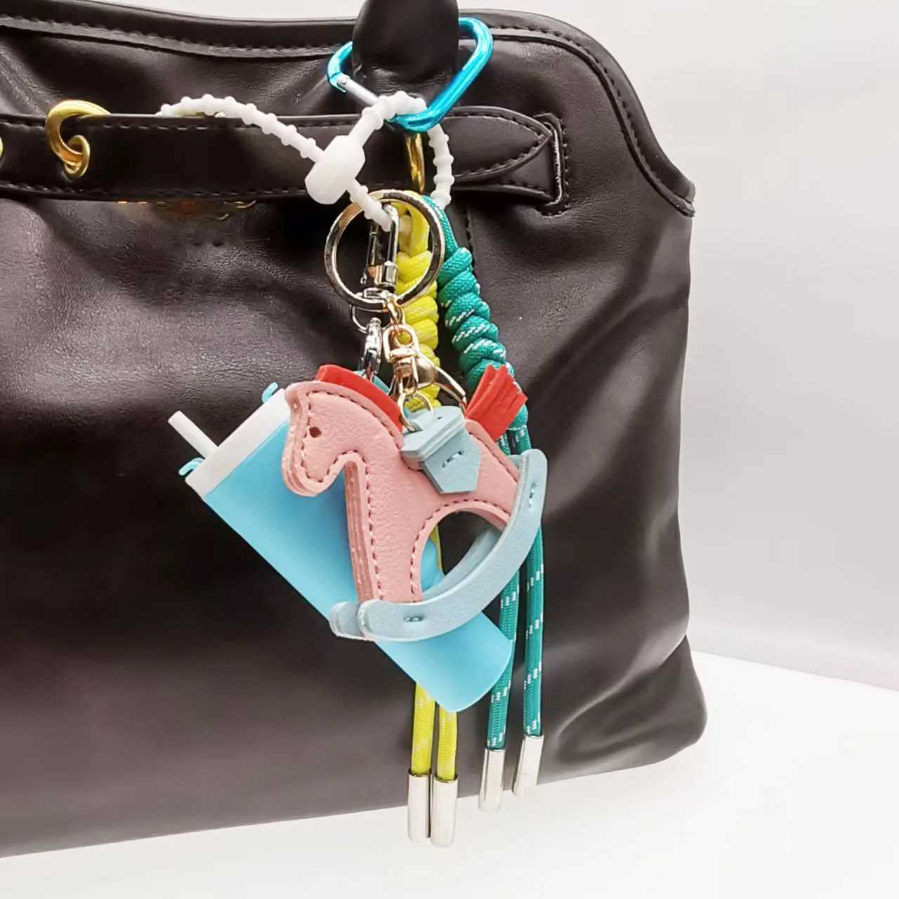 Ita Bag Accessories Bag Charms Rocking Horse Pendant for Bag Women Handbag Purse Keychain Man Backpack Decoration Chain M251215