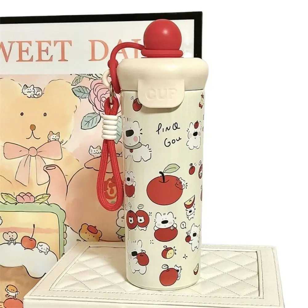 500ML Vacuum Cup High-Capacity With Pendant Floating Ball Insulated Cup Insulation Or Cooling Thermal Water Bottle H251215