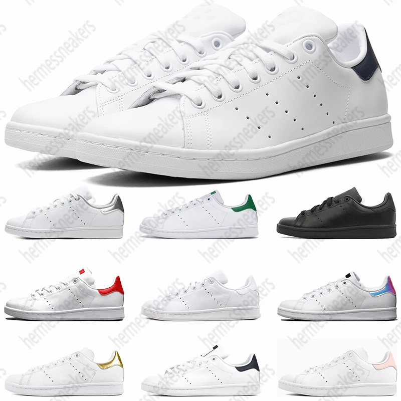 Free Shipping stan smith with box designer casual shoes mens sneakers trainers Black Blue Green womens classic sports