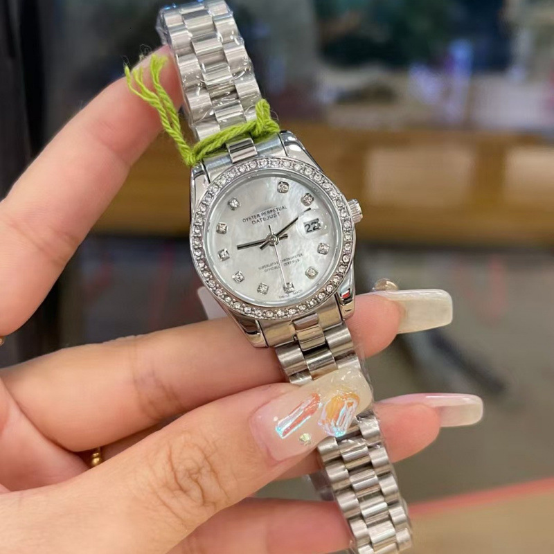 Designer Rolex rolexxx rolexmen Diamond Watch Moissanite Steel Waterproof Timepiece Men's and Women's Watch Designer Movement Watch 31-40mm 904L HU7Y