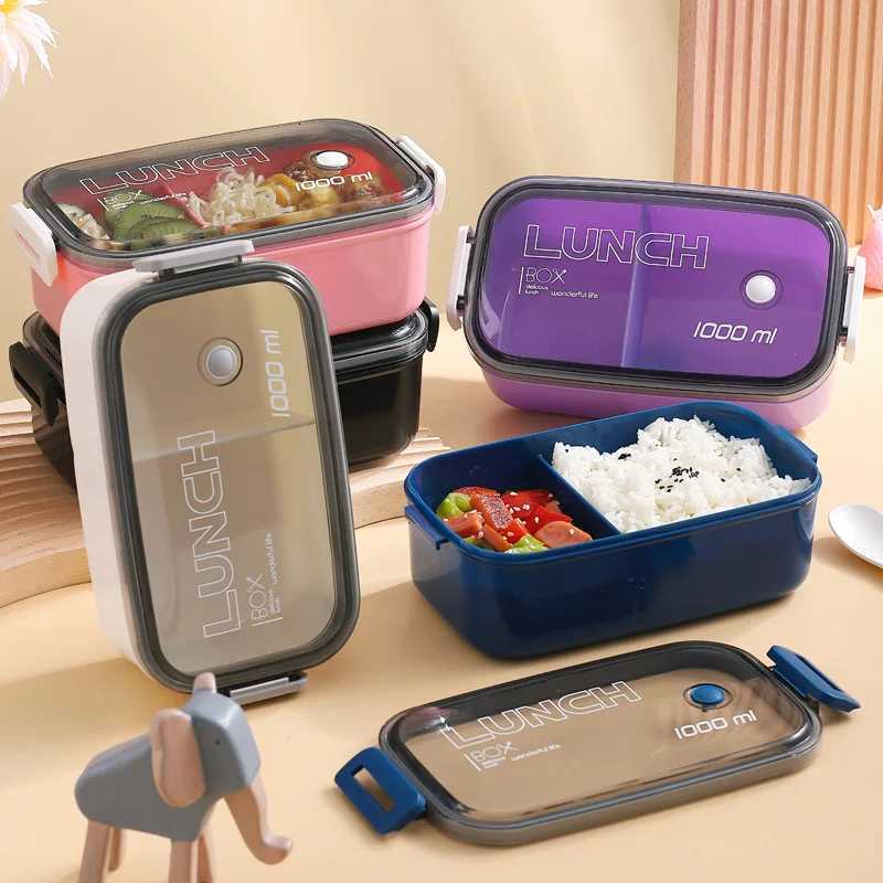Lunch box preservation box microwave heat-resistant plastic food fruit storage and sealing box H251213