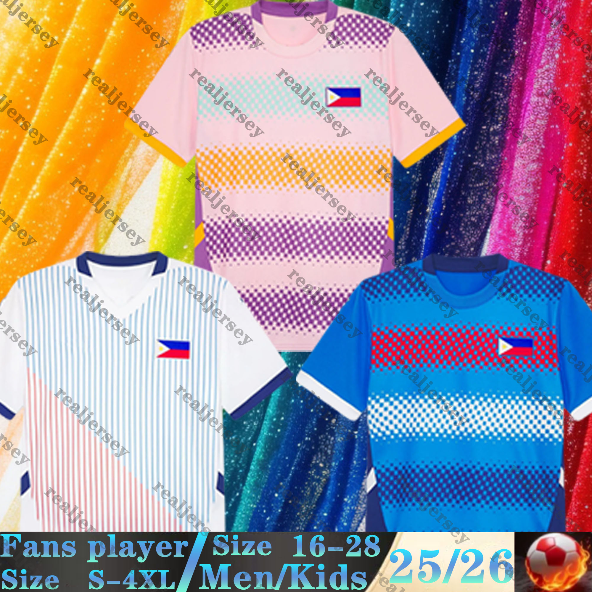 2026 2027 World Cup Philippines Soccer Jerseys PHIL YOUNGHUSBAND JAVIER PATINO PATRICK REICHELT PNFT 26 27 national team Home Away men uniforms Football Shirts