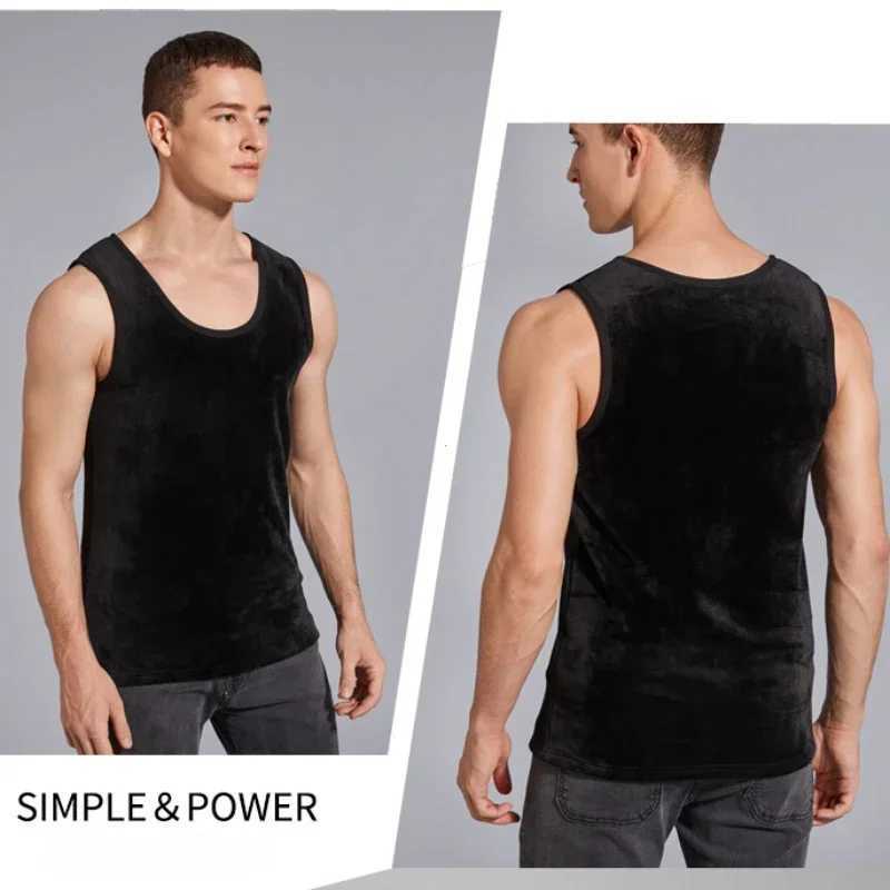 Warm Vest For Man Keep Warm Underwear Men Vest Mens Winter Thermo Shaping Large Size Male Vest Comfortable With Velvet G251215