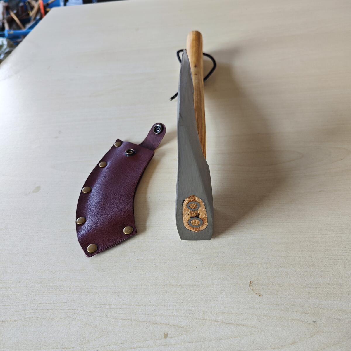 Carving Axe AX6 - Forged Camping Axes & Hatchets - Wood Chopping Axe, Hand Gardening Axes for Splitting