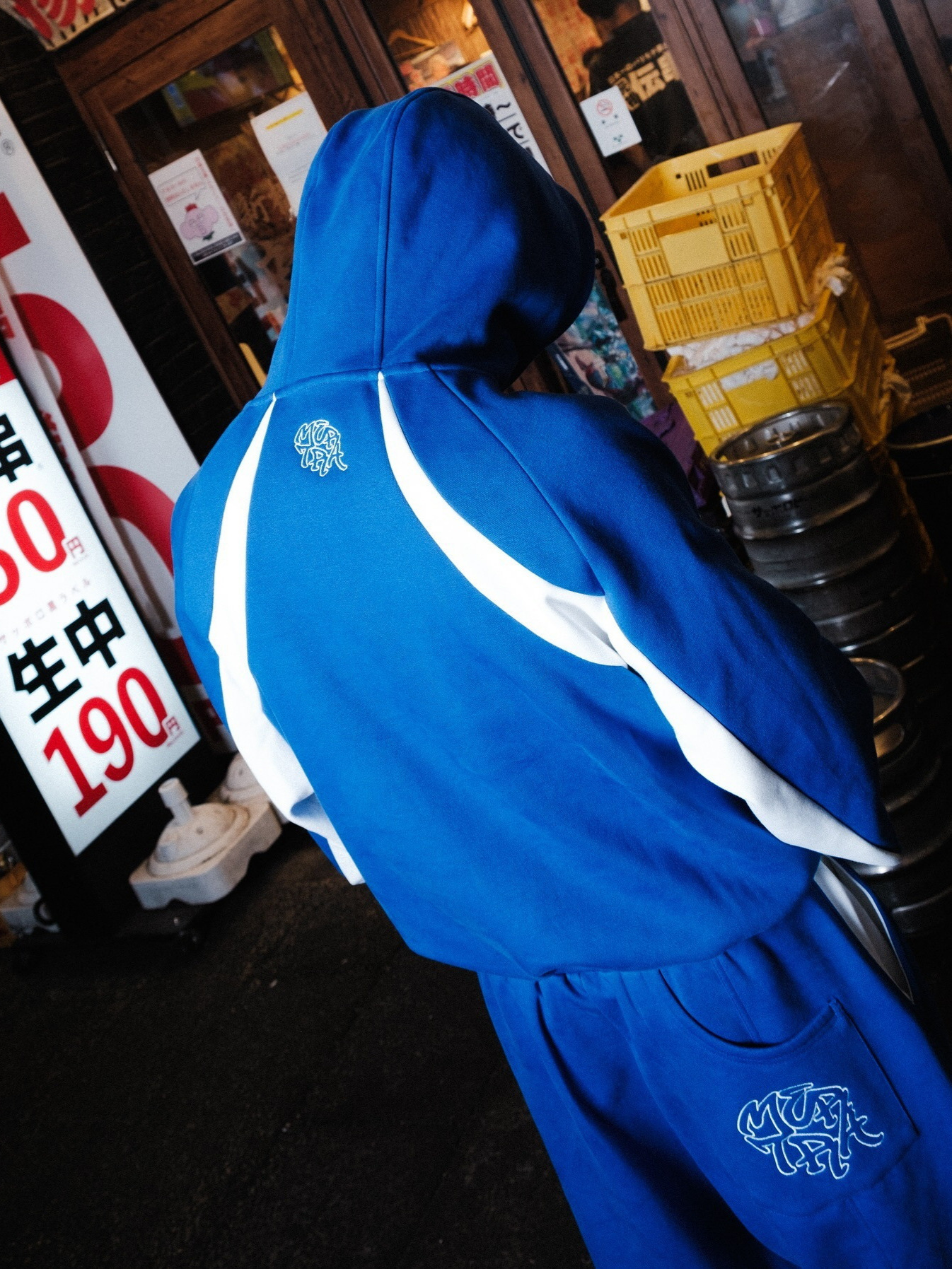 Men's Hoodies Mertra Hooded Sweatshirt Fleece Set Embroidered Lettering Patchwork Pullover Straight Leg Casual Pants Women's Clothing