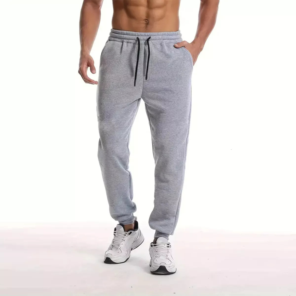 2024 MultiColor Sports Fitness Pants Mens Spring and Autumn Casual Loose Jogger Sweatpants Long Pants 251030