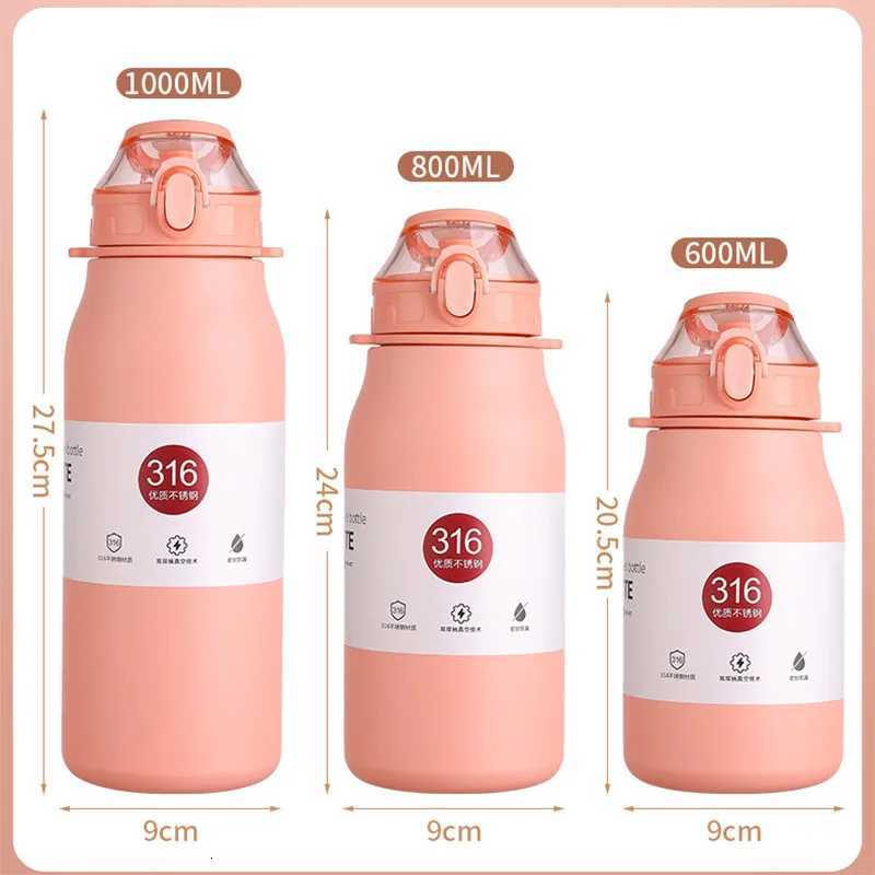 800ML/1000ML Large Capacity Thermos Bottle Stainless Steel Water Bottle Independent Tea Glass Tumbler Thermos Cup Thermal Mug H251215