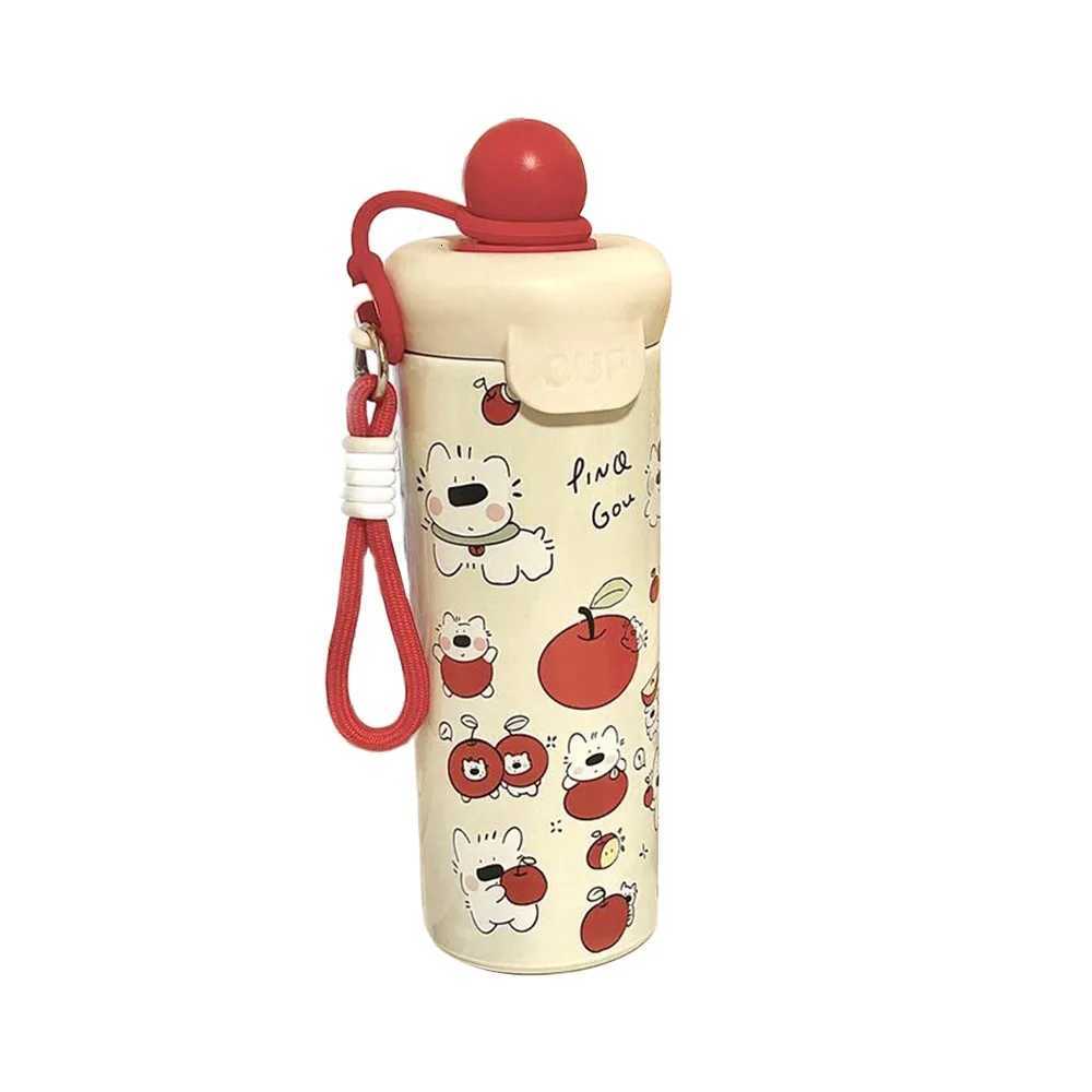 500ML Vacuum Cup High-Capacity With Pendant Floating Ball Insulated Cup Insulation Or Cooling Thermal Mug for Boys and Girls H251215