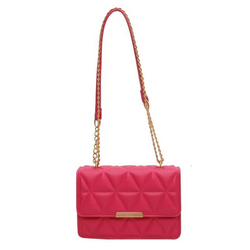 Womens Simple Texture Rhombus Embroidery Pleated Handbag 2025 Autumn New Temperament Single Shoulder Crossbody BagT251215