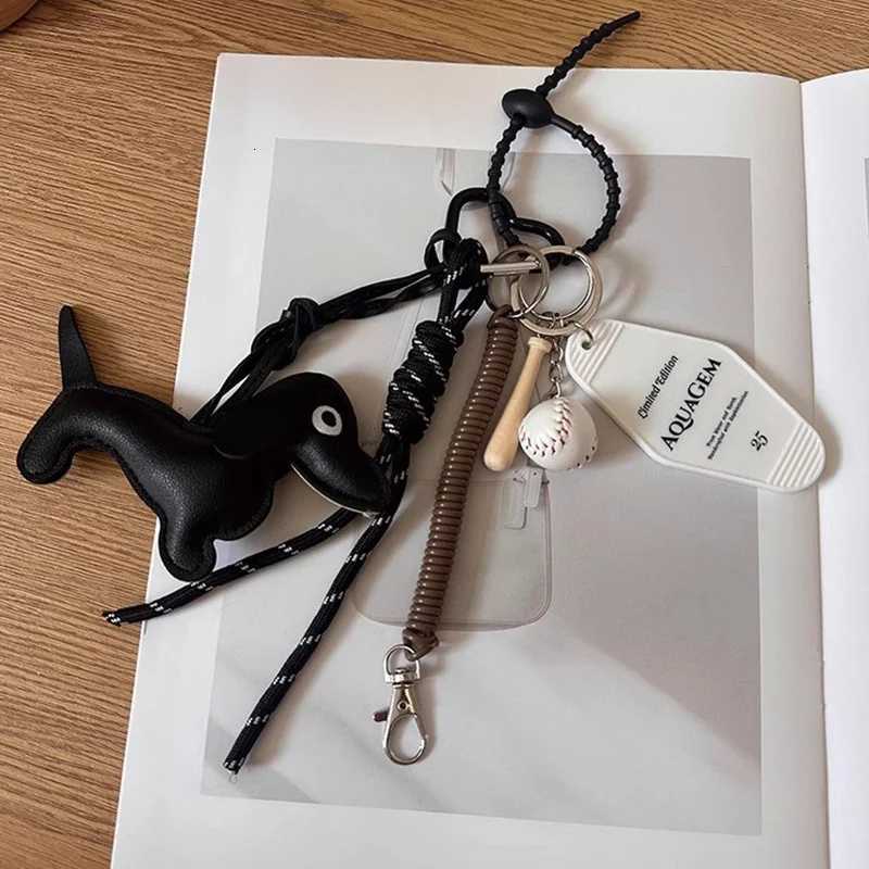 Cute Dachshund Keyring Bag Pendant Ball Suitable For Mobile Phone Bag Pendant Accessory Keychain Couple Pendant M251215