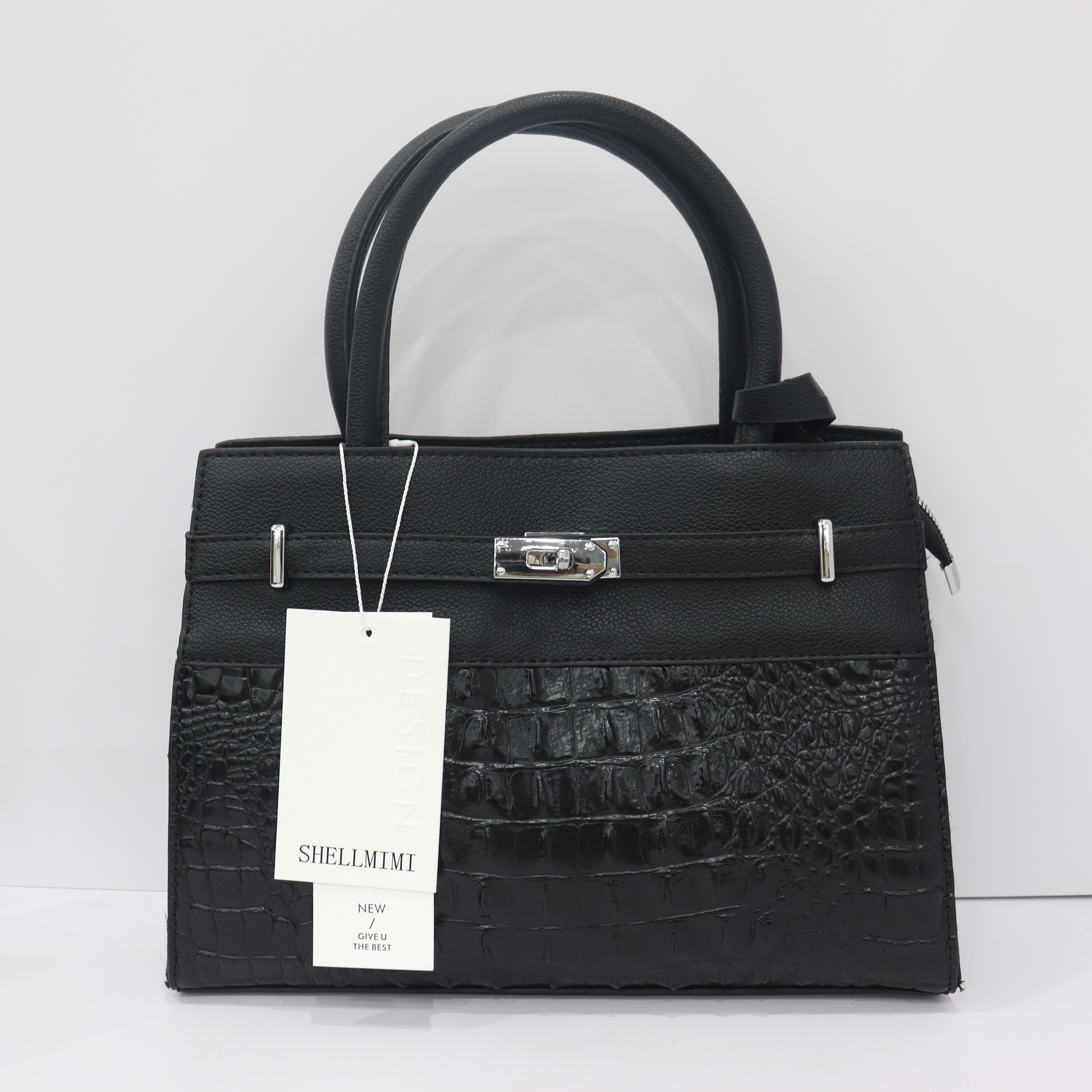 Designer Women's High Quality European and American Classic Retro Multi functional Crocodile Pattern Trendy Fashion Large Capacity Versatile Simp