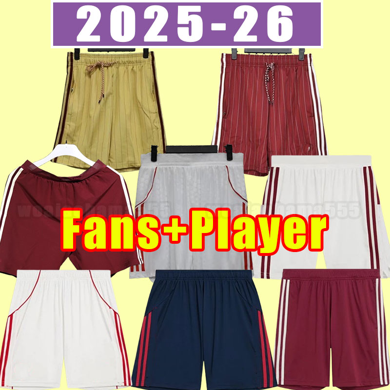 25 26 Arsenaa G.JESUS soccer shorts gunners THOMAS PEPE SAKA TIERNEY SMITH 2025 2026 home away third football pants ODEGAARD MARTINELLI fans player version Arseanl