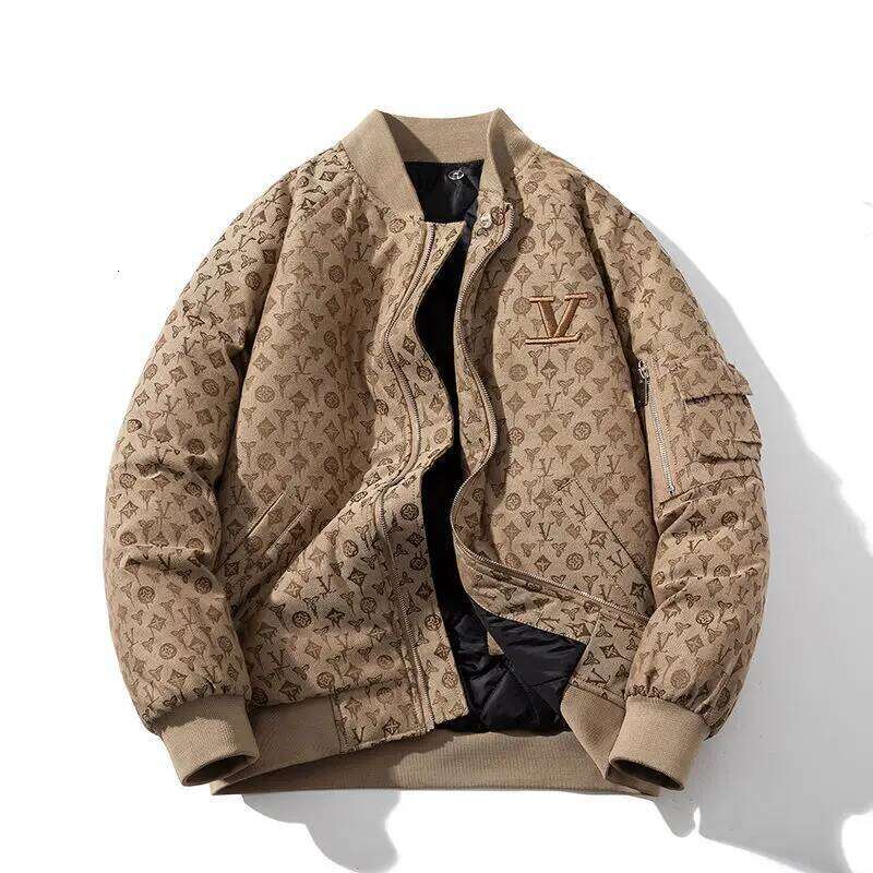 Tide Brand American Retro Casual Thickened Baseball Men And Women Couple Bomber Jacket Cotton Coat