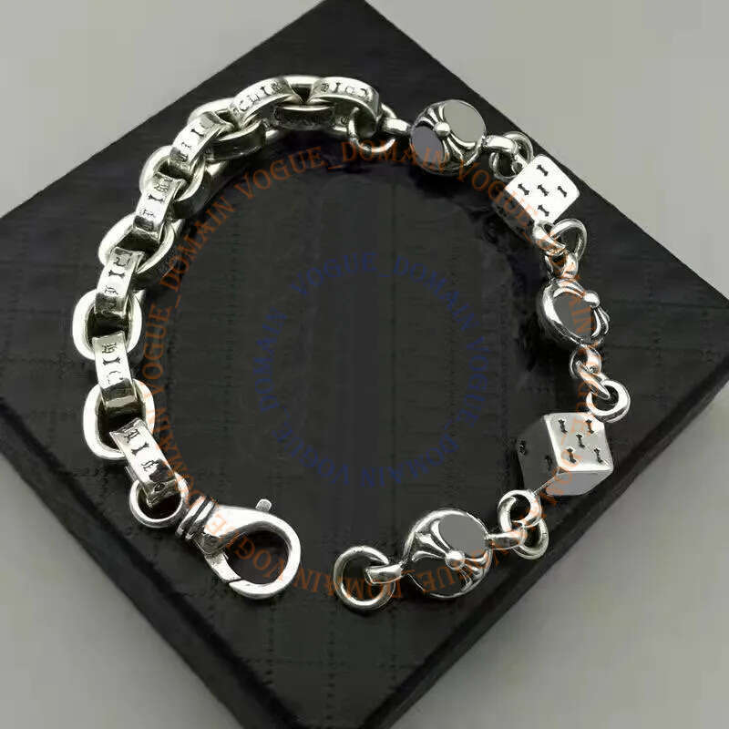 Chrome Designer Men And Women Bracelets Fashion Wedding Waterproof Jewelry Casual Classic Gold Sliver Bracelet Cross Bracelet 69c