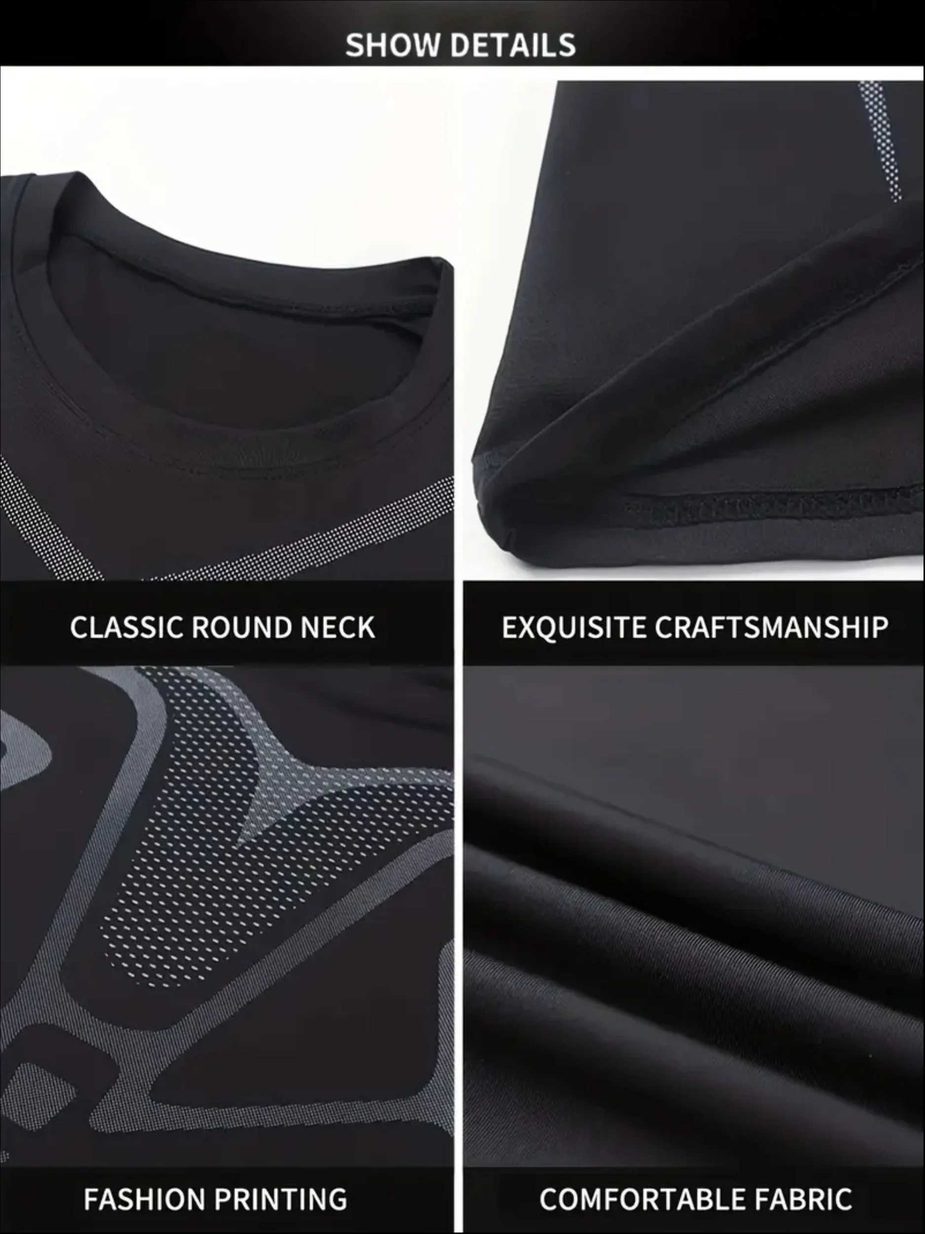 Autumn and winter high neck fitness long sleeve men sports running warm tight jacket quick dry elastic compression T-shirt G251215