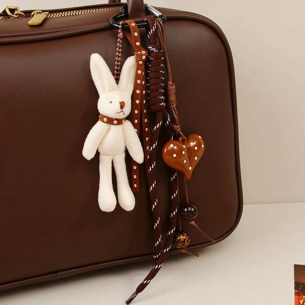 Cartoon Little Rabbit Keychain Heart Shape Pendant Bag Hanging Piece Cute Accessories Gift A276 M251215