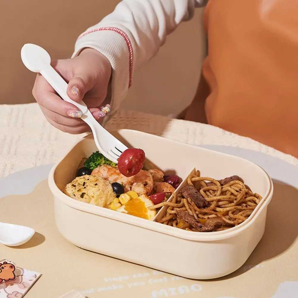 New Capybara Lunch Box Grid Leak Proof Meal Boxes Portable 1320ml Large Capacity Food Storage Box for Outdoor Picnic School H251213