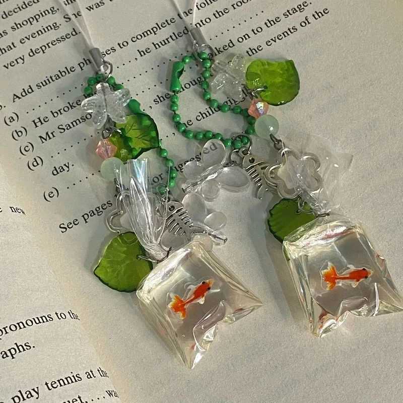 Handmade Fish Bag Keychain Jewelry Aesthetic M251215