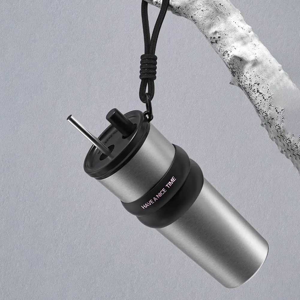 Large Capaci Stainless Steel Thermos Cup For Car Womens St Cup Mens Coffee Thermos Kids Travel Mug Gift Box H251215