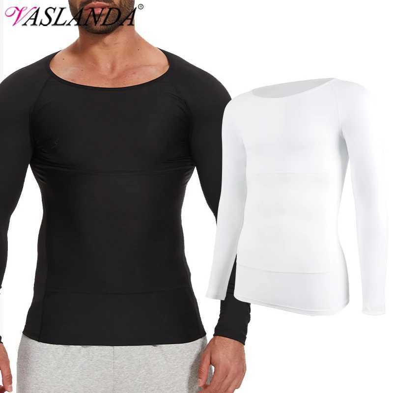 Long Johns Thermal Underwear Shirts for Men Compression Tank Top Workout Base Layer Cold Weather Tops G251215