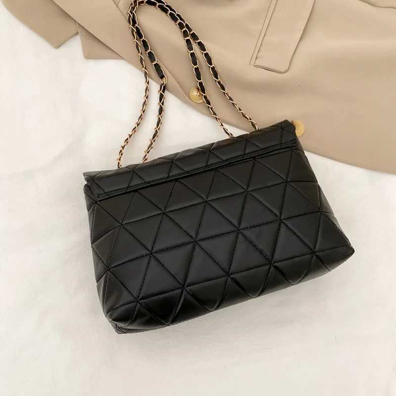 Embroidery Plaid Flap Shoulder Bag Casual Chain Strap Crossbody Bags For Women Commuting Daily UsedT251215
