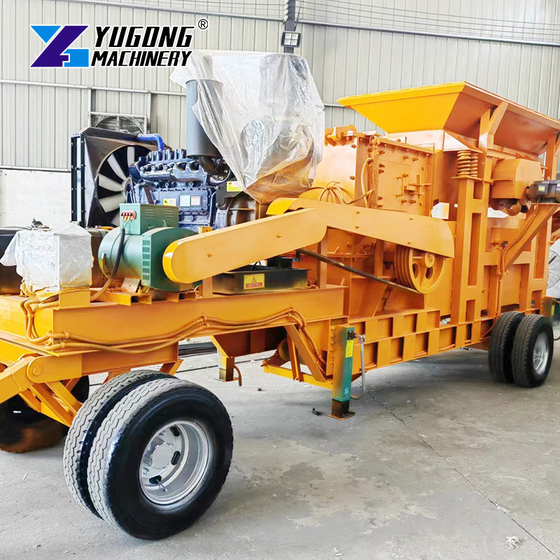 Reliable Mobile Stone Crusher Plant | High-Quality Crushing of Concrete, Rock, Lime & Demolition Material