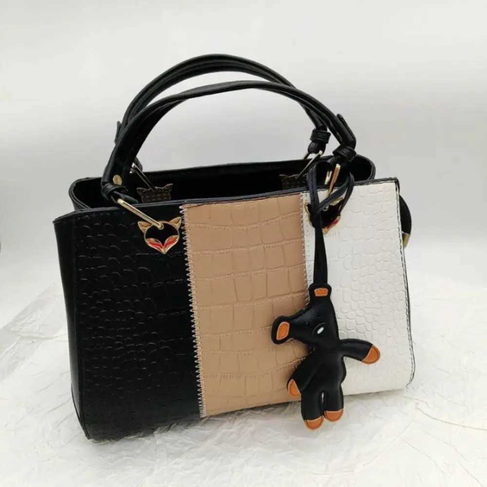 Cute PU Leather Bear Bag Pendant Bear Shape Cartoon Keychain Kawaii Soft Stuffed Bag Charm Bag Charms Decorations M251215