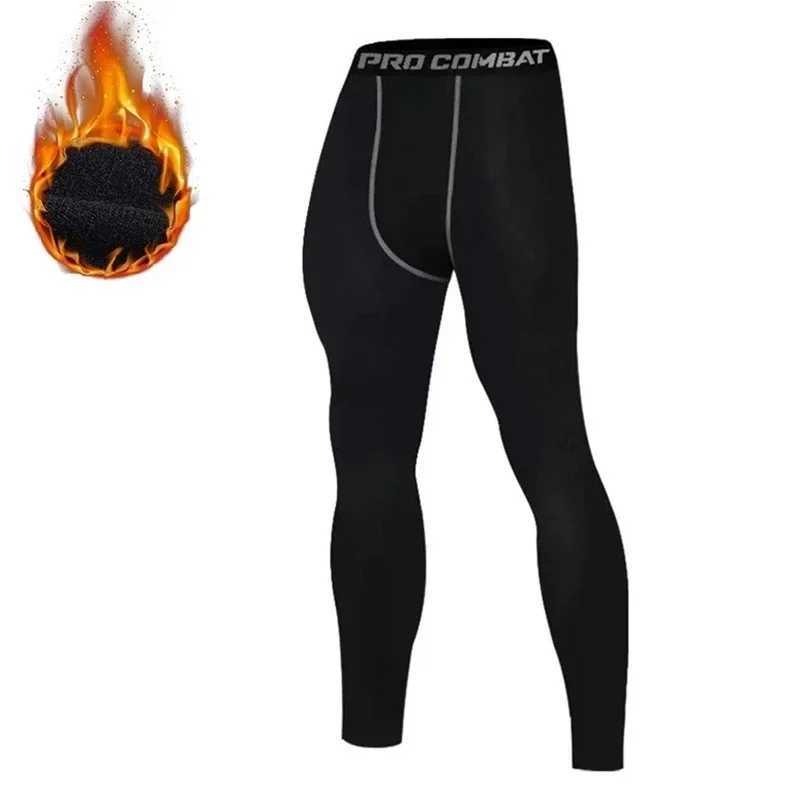 Winter Men Undershirts Thermal Underwear Thin Fleece Elastic Compression Fitness for Sprots Wear Quick-drying Cold Protection G2512151