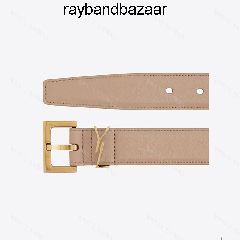Belt for Women Designer Genuine Leather Thin Belts S Square Buckle Men Waistband Width 20mm 30mm Cintura Ceintures Dark B YSLlies SAINTlies LAURENTlies yslbelt 72A2