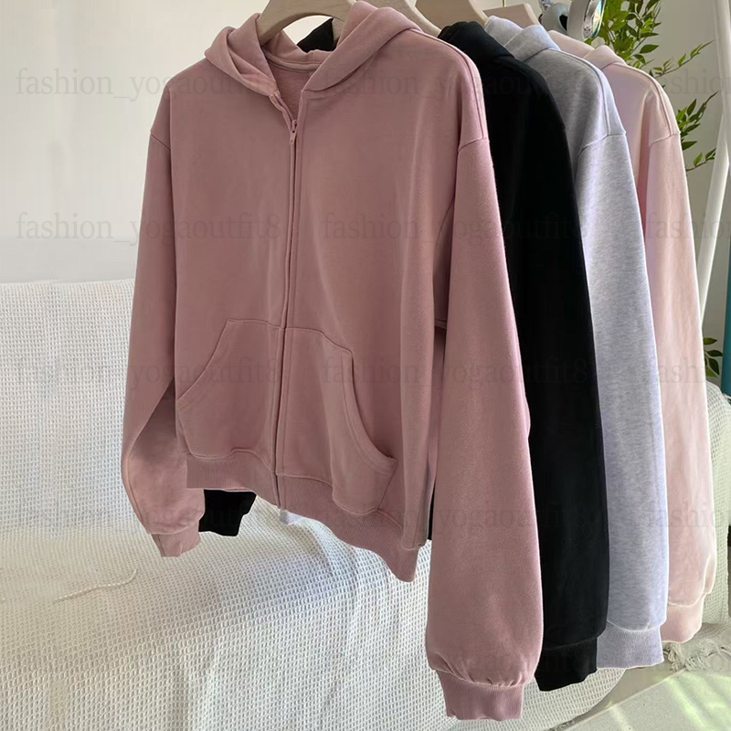 Designer Skims Sets Women Yoga Outfit Classic Zip Up Hoodie Sports Pink Jacket Full Zip Sweatpants Sweat Long Clothes Outfits Sportswear Yoga S-L