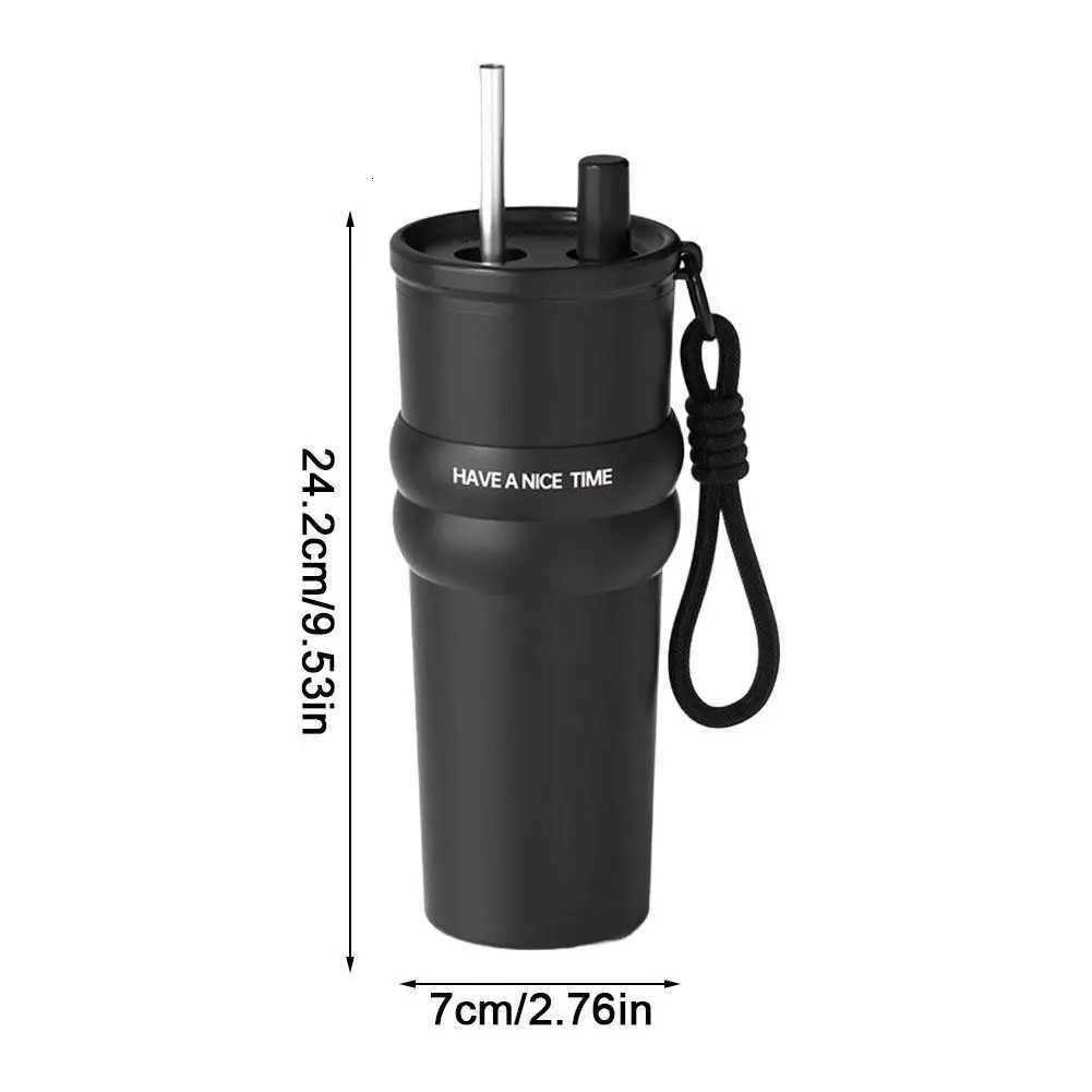 Large Capaci Stainless Steel Thermos Cup For Car Womens St Cup Mens Coffee Thermos Kids Travel Mug Gift Box H251215