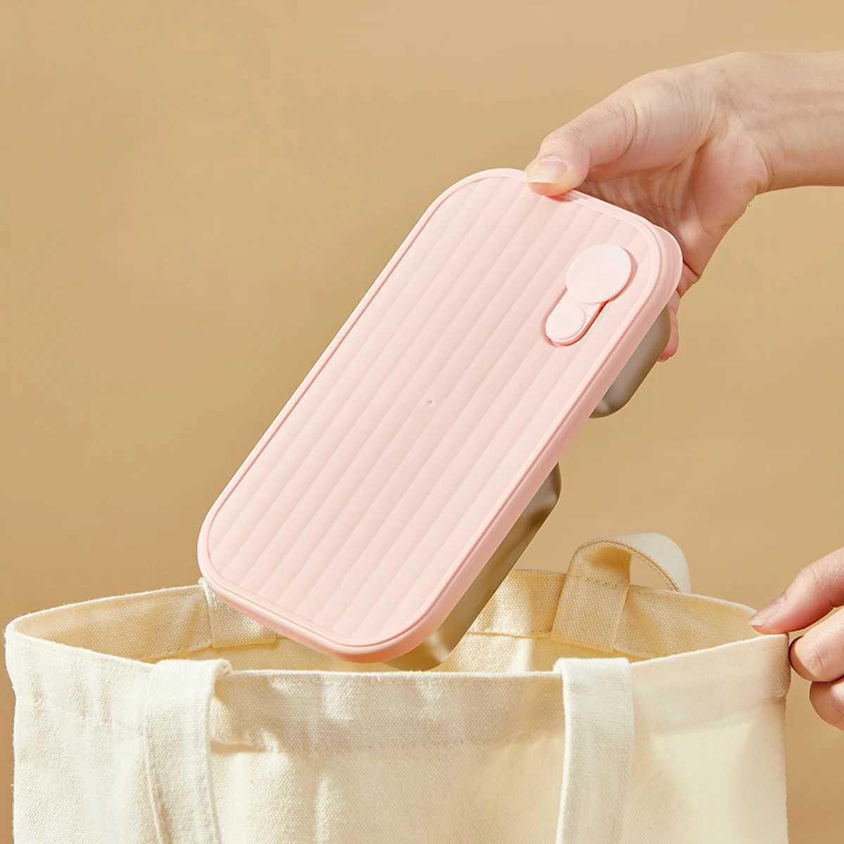 WORTHBUY Portable Large Capacity Sed Bento Lunch Box 304 Stainless Steel Fruit Salad Food Container For Student Off Worker H251213