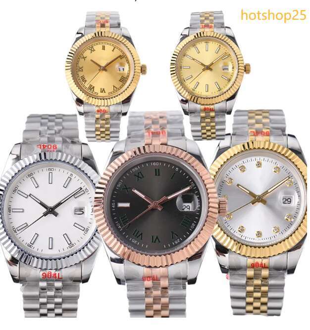 NEW Women's Watches Mens Watch Designer Automatic Watches Sapphire 41mm Mechanical Stainless Steel Luminous Lovers Montre Fakes Movement Endurance Wristwatch