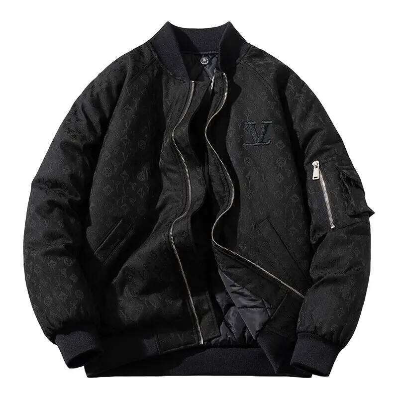 Tide Brand American Retro Casual Thickened Baseball Men And Women Couple Bomber Jacket Cotton Coat