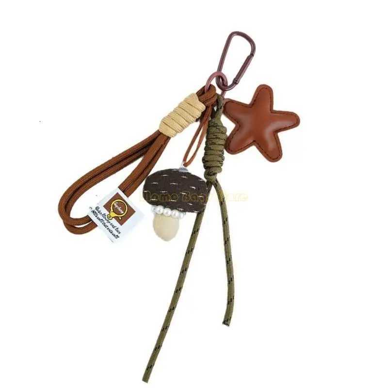 X90D Star Keyring Bag Decoration Modern Metal Key Holder Fashionable Bag Accessory M251215