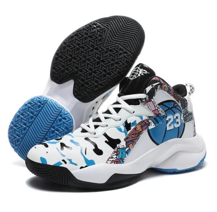 2026 Boy and teenager Basketball shoes sports sound sneakers student sports training shoes boy trendy shoes Z 12.6-1