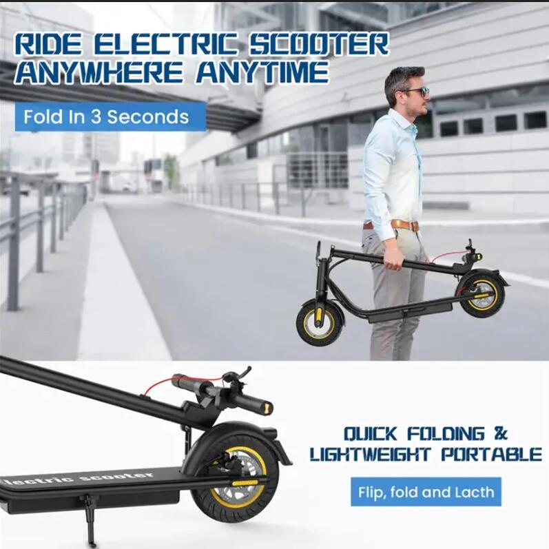 US Warehouse New X8 PRO 500W Electric Scooter 30km/h 36V 10 Ah Dual Disc Break 10" Pneumatic Tire E Scooter with APP Function