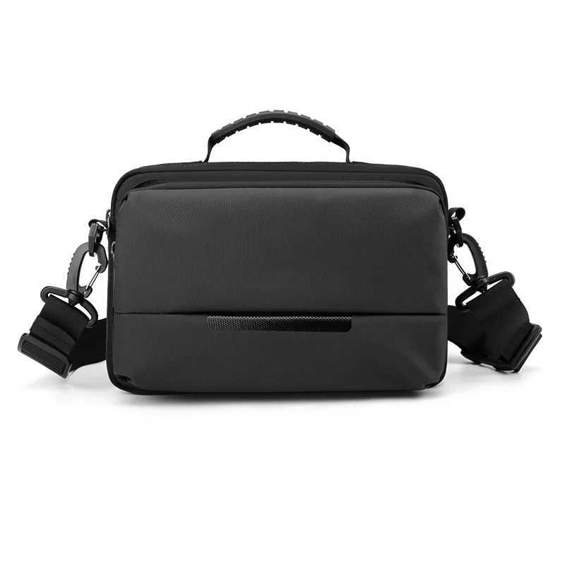 Mens Simple Chest Bag - Water-Resistant Crossbody Shoulder Bag Casual Sling Bag with Horizontal Design for Business TravelT251215