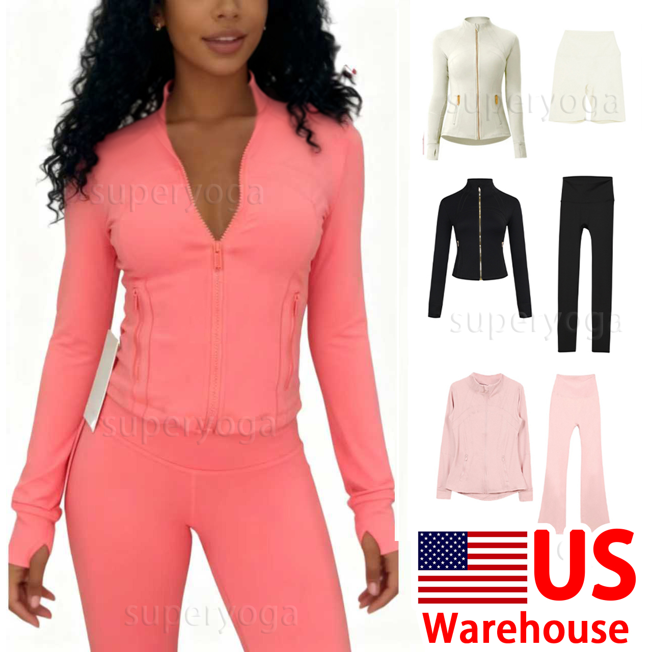 Yoga Jackets Impact Sports Set High Waist Shorts Workout Comfortable Fitness Clothes Suits Outfit Active Hot Sell luluity lemonive Men Jacket Set