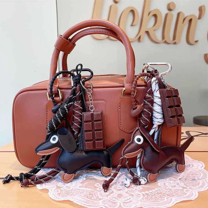 Braided Rope Bag Pendant High-grade Keychain Pendant Style Dachshund Pendant Suitable For Phone Bag Accessories M251215