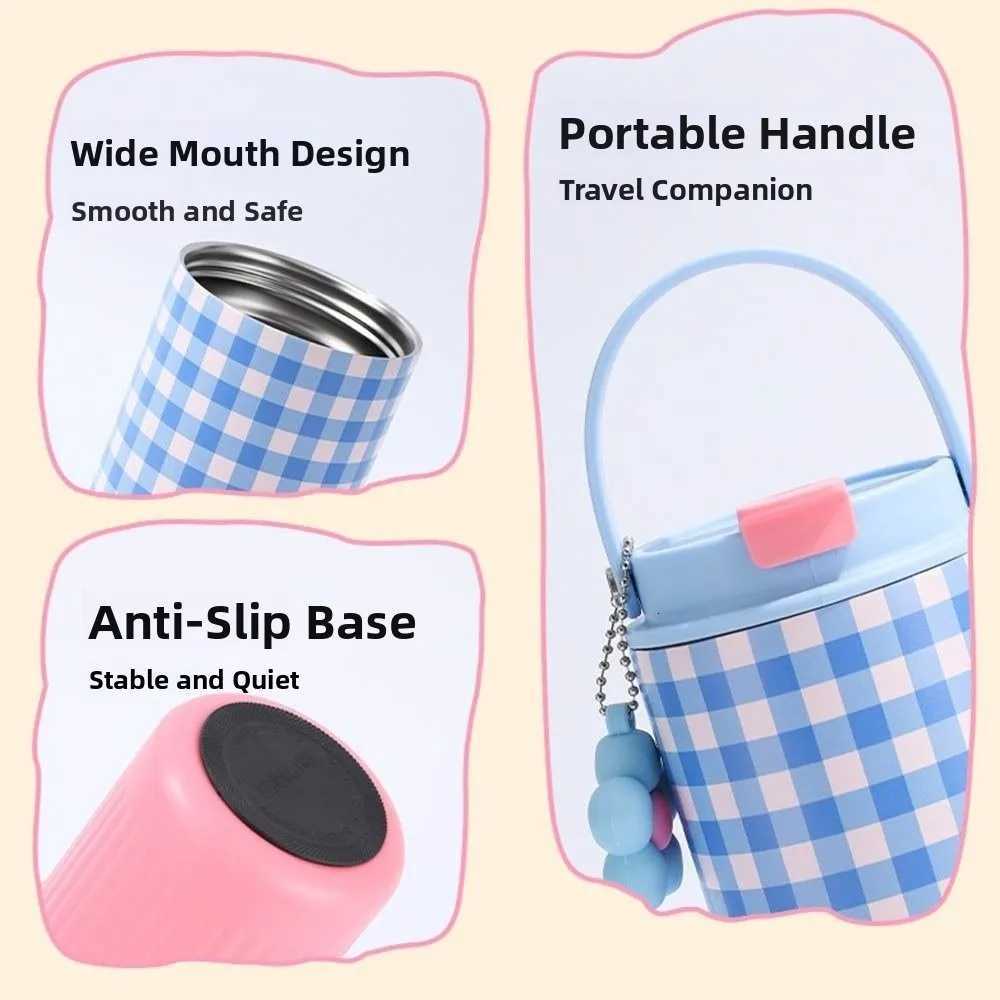 316 Stainless Steel Thermo Water Bottle 750ML Large Capacity Vacuum Flask with Drinking Straw Insulated Drinking Straw Cup H251215