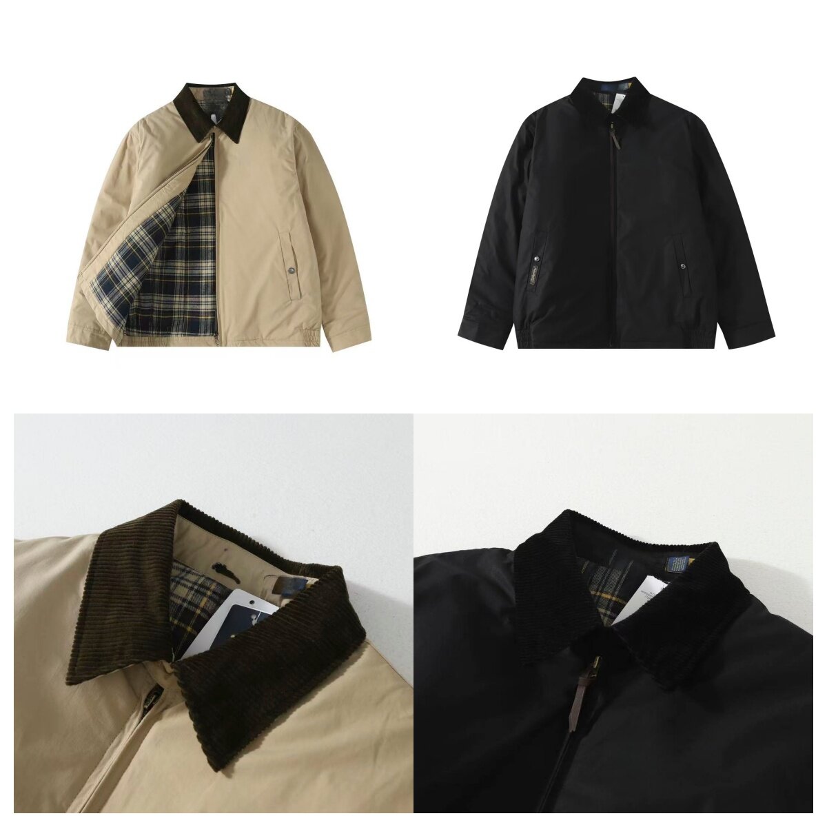 RL Brand Puffer Jacket Coat Down & Parkas Black Big Size THICK COAT Jacket Black Man Vintage New USA