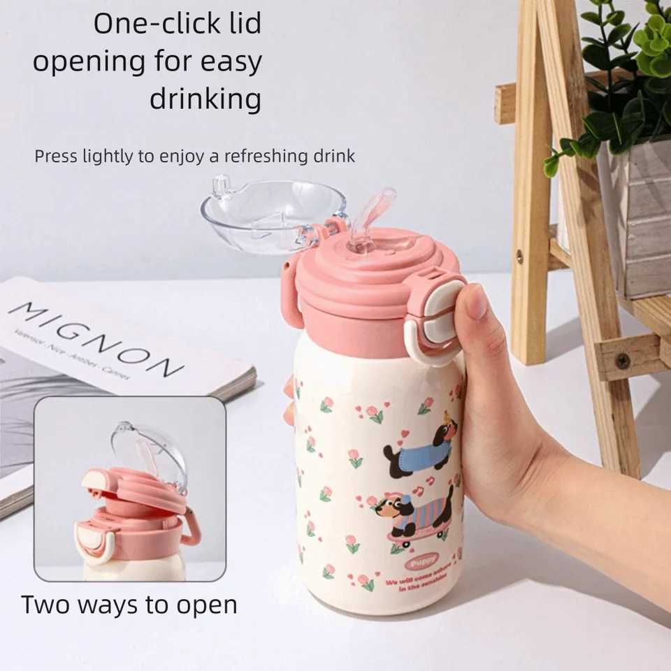 Portable 300ML Vacuum Cup Insulation Or Cooling High-Capacity Thermal Water Bottle Thermal Mug for Boys and Girls H251215