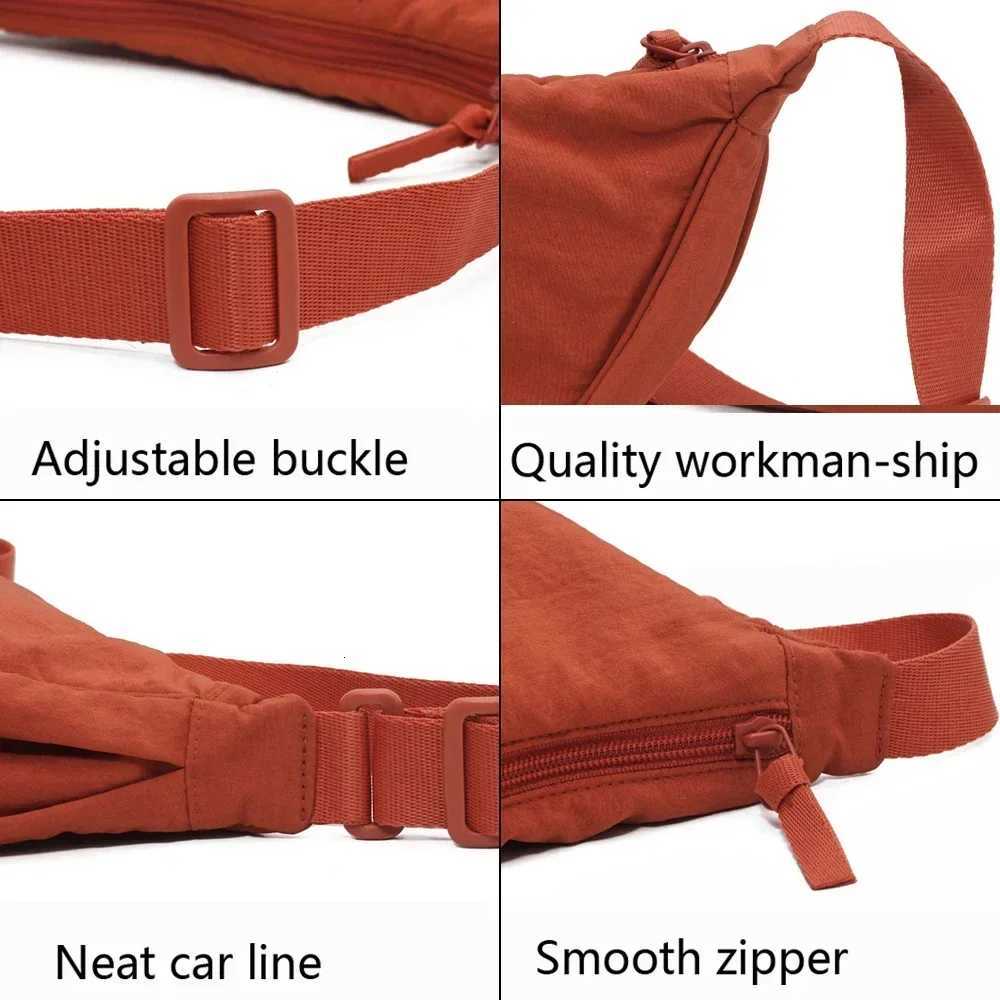 Nylon Hobos Chest Shoulder Dumpling Bag Large Capacity Travel Crossbody Half Moon Belt Messenger for Women Bags WholesaleT251215
